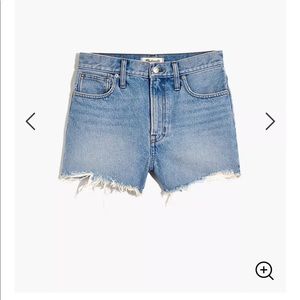 Madewell Perfect Jean short